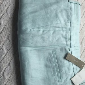 J Crew ladies linen cropped pant